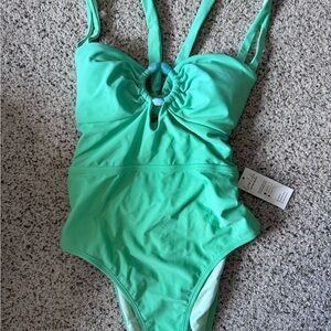 Cupshe NWT Green‎ One Piece Swimsuit Size Medium